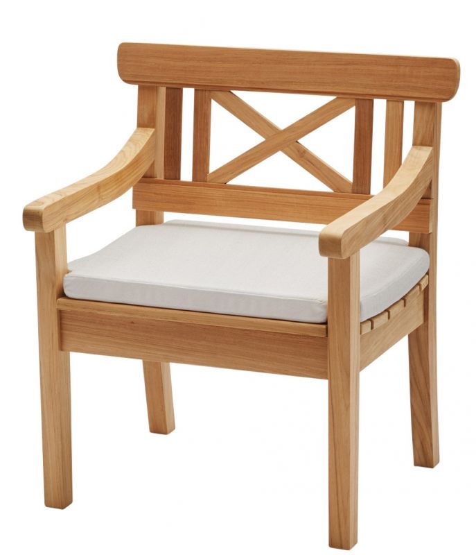 Drachmann Chaise Cushion Coussin d'assise extérieur Skagerak by Fritz Hansen Papyrus